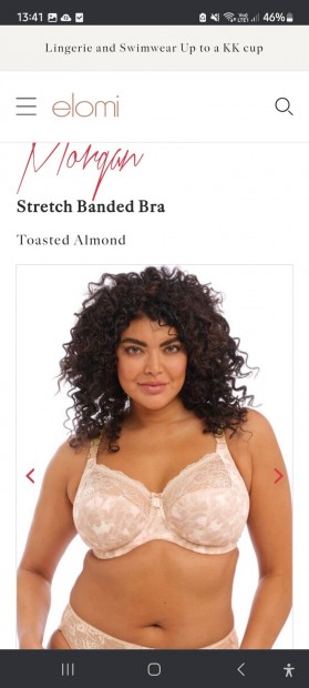 Morgan Stretch Banded Bra - Toasted Almond