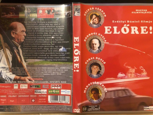 Elre DVD (karcmentes, ritkasg, Gspr Sndor, Bodrogi Gyula)