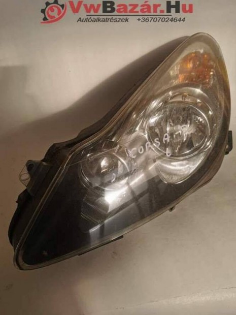 Els fnyszr Opel Corsa bal