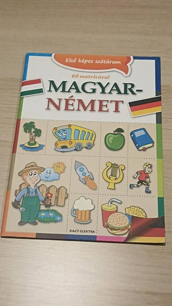 Első képes szótáram - magyar-német, 60 matricával