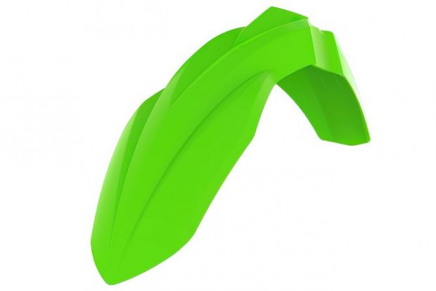 Első sárvédő Polisport Restyle lime zöld Kawasaki KX 125/250