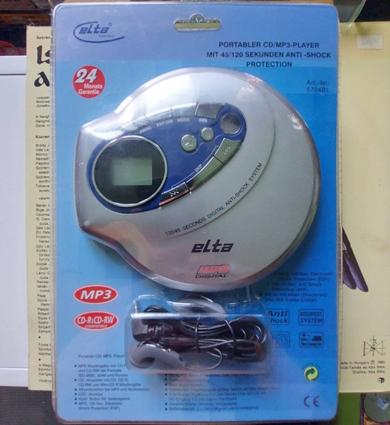 Elta 5784BL CD/MP3 Lejtsz CD MP3 Walkman Discman Compact DISC