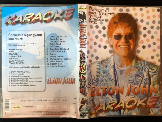 Elton John Karaoke DVD (karcmentes)