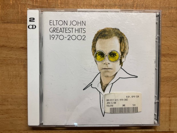 Elton John - Greatest Hits 1970 - 2002, dupla cd album