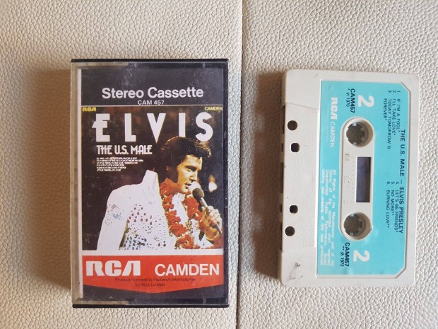 Elvis Presley The U.S. male kazetta kazi MC Eredeti RCA Camdem Elad