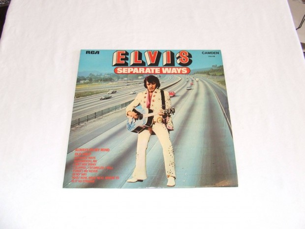 Elvis Presley: Separate Ways - angol nyoms bakelit lemez elad!