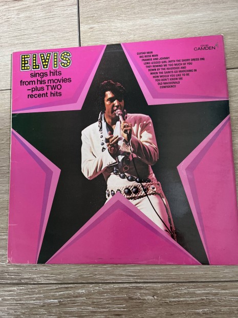 Elvis sings hits bakelit vinyl