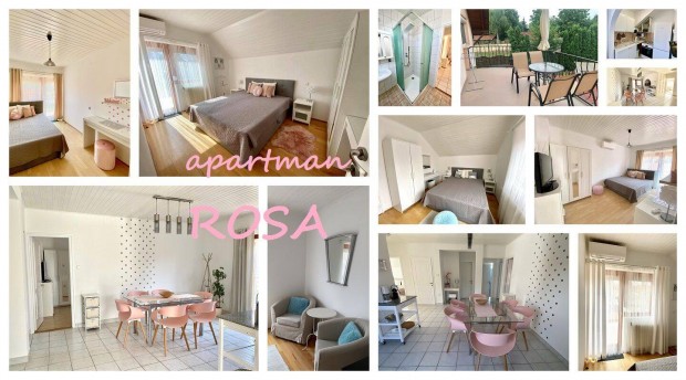 Emeleti Apartman ROSA Do-Ti aparmanhz Balatonlelle 120 m2 1-6 f