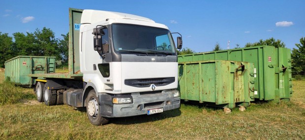 Emelőhorgos tehergépjármű Renault Premium 300 26.D 6X2