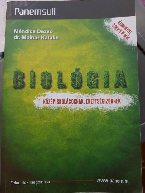 Emelt biológia és kémia érettségire felkészítő könyvek