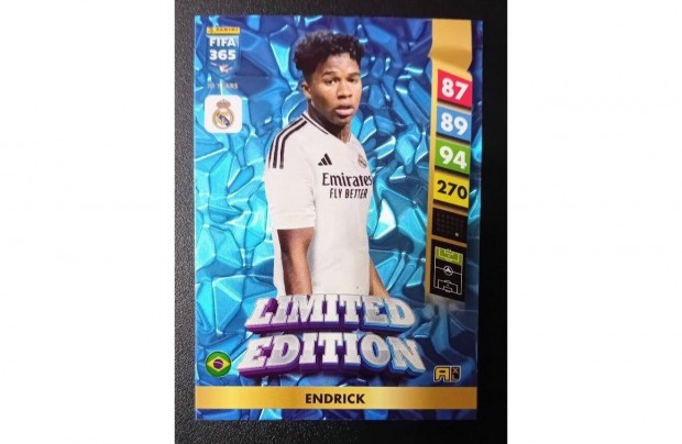 Endrick Real Madrid Limited Edition focis krtya Panini FIFA 365: 2025