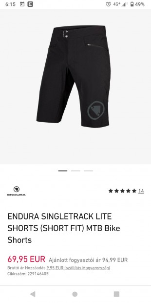 Endura brings nadrg /xxl