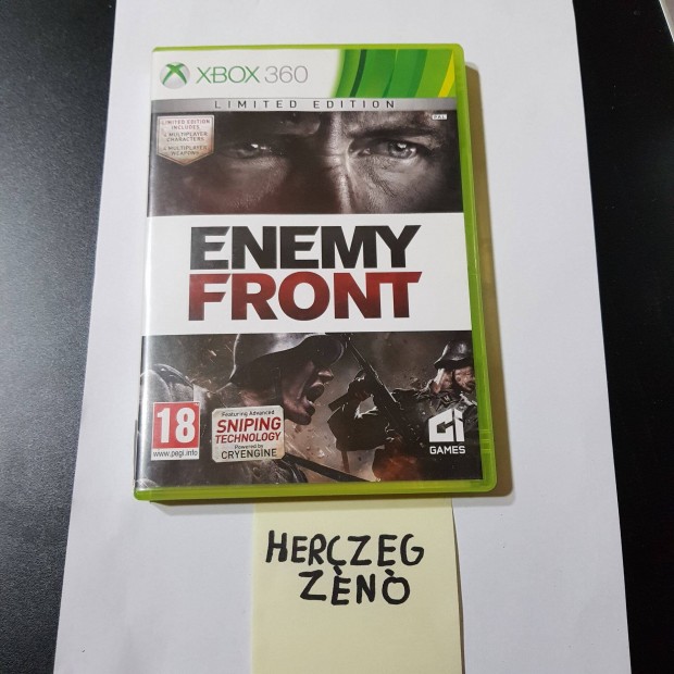 Enemy Front Xbox360