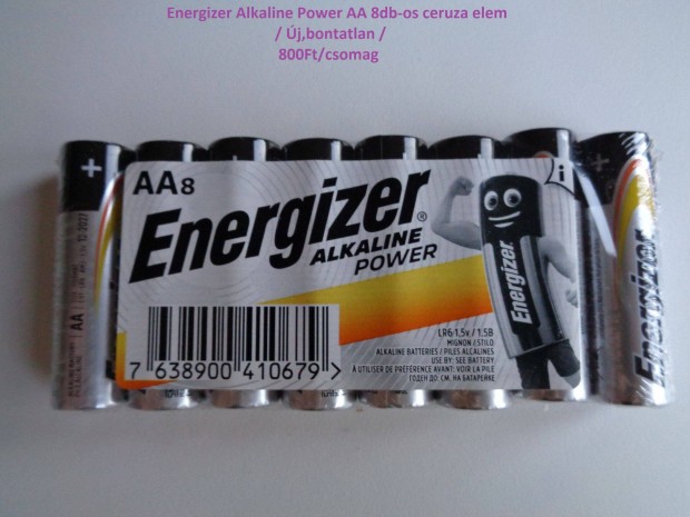 Energizer 8db-os AA ceruza elem