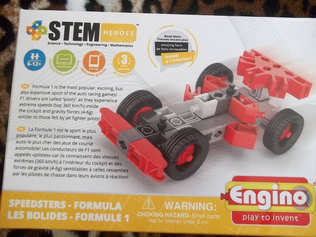 Engino Stem Heroes Gyorshajts jrmvek- Forma-1 versenyaut ptjt