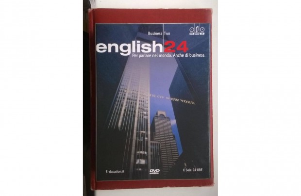English 24 Businnes Level One & Two CD & DVD + könyv