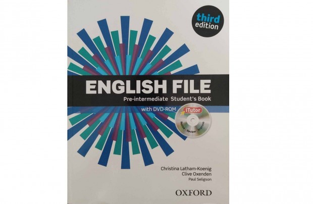 English File Pre-Intermediate Angol Tanknyv + Munkafzet