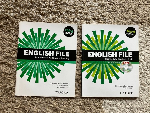 English file book 3rd edition, with DVD ROM