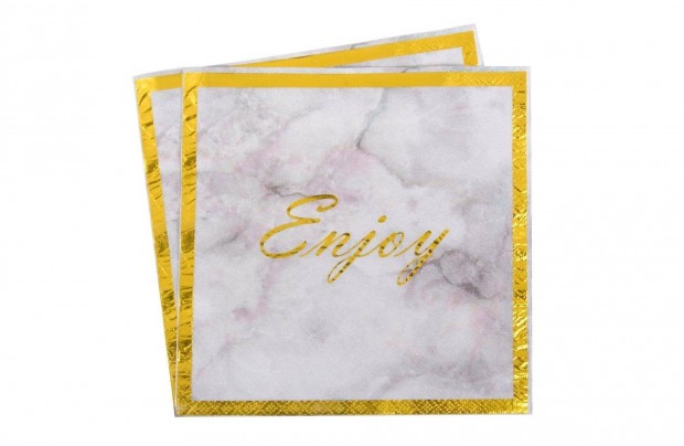 Enjoy mrvny parti szalvta 33x33cm - 12db