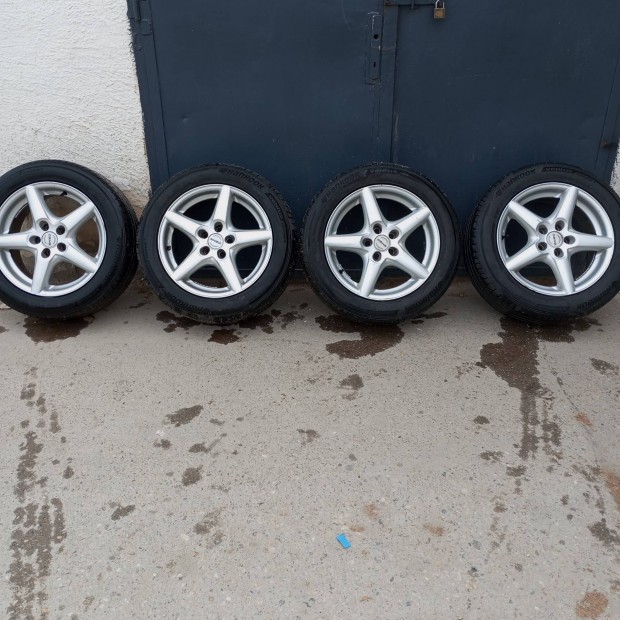Enzo 16 colos alufelni,5*100, Hankook 205/55/16 új nyarigumikkal