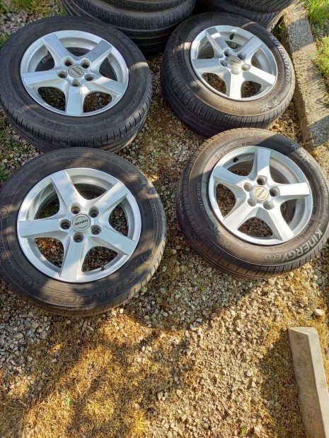 Enzo 5x112 6.5x15 alufelni 195/65r15 haszn hankook nyárigumi sxx4