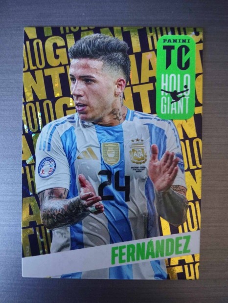 Enzo Fernandez (Argentína) Holo Giant Top Class 2025 focis kártya