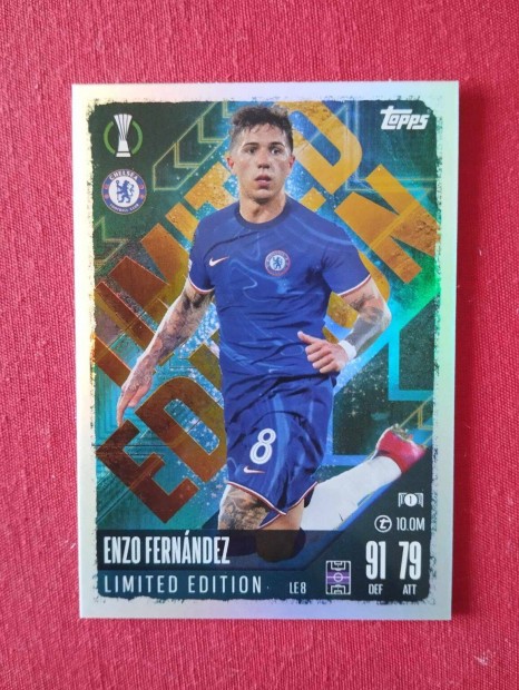 Enzo Fernandez (Chelsea) Bajnokok Ligja 2024 Limited focis krtya