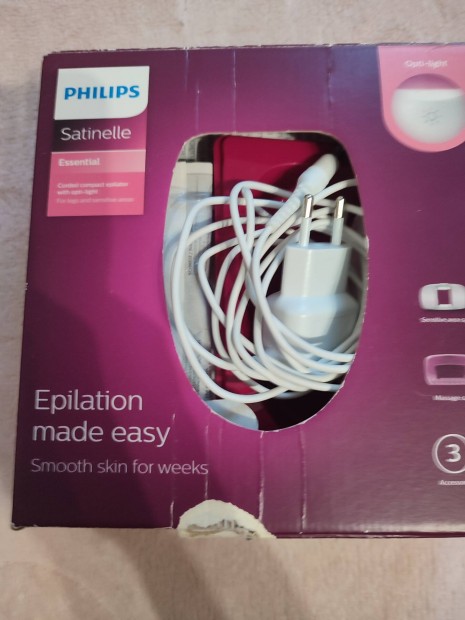 Epilator nem hasznlt ,csak ki bontva volt