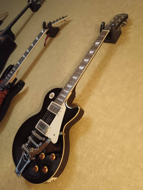 Epiphone Lespaul standard 50' Ebony elektromos gitr Bigsby tremolval