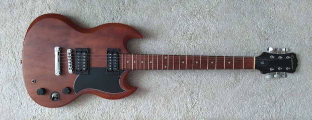 Epiphone SG natr barna (brown natural) elektromos gitr