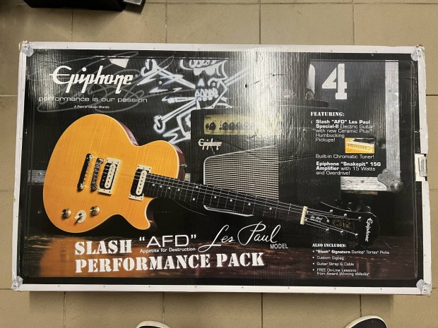 Epiphone Slash Les Paul Performance Pack Gitrszett gitr erst 