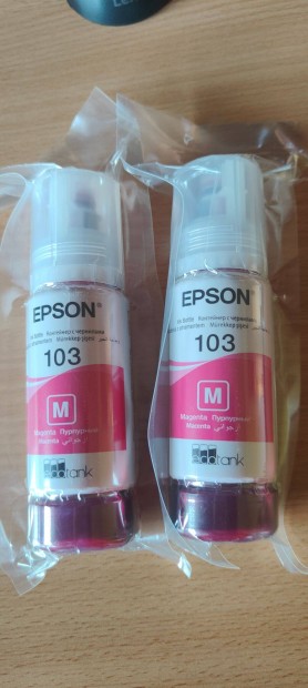 Epson 103 Magenta tinta Gyri, bontatlan