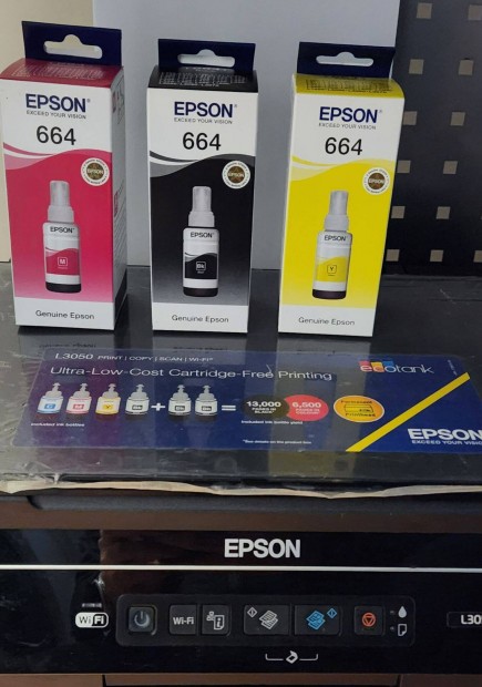 Epson L3050 tintatartlyos multifunkcis wifis nyomtat + tinta