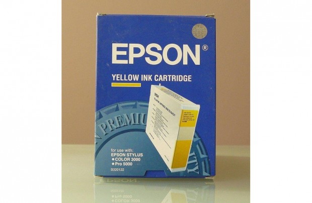 Epson S020122 tintapatron ; Epson S0201 ; Epson C13S020122 sárga tinta