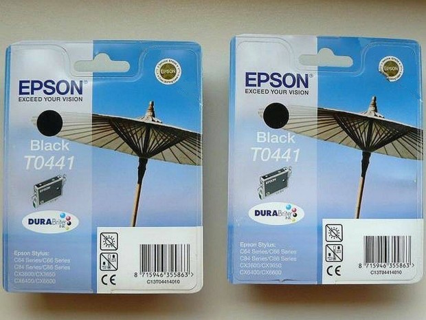 Epson T0441 eredeti fekete , T04414010 tintapatron = 5000-Ft