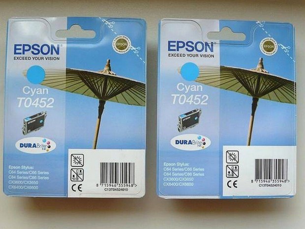 Epson T0452 kék; T04524010 ; Epson eredeti tintapatron = 2.540.-Ft