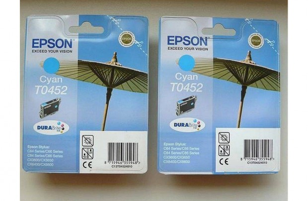 Epson T0452 kk ; T04524010 ; Epson eredeti tintapatron = 2.540.-Ft