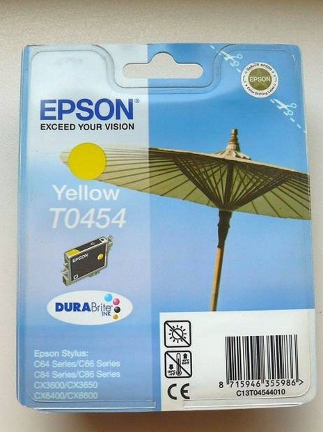 Epson T0454 srga , Epson T04544010 , Epson T454 tintapatron = 2540- F