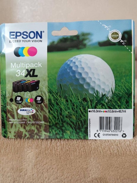 Epson T3476 Eredeti Tintapatron Multipack 34XL