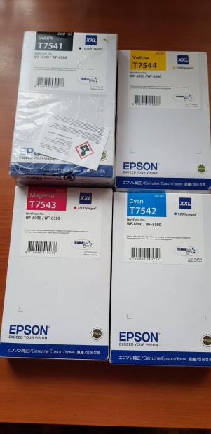 Epson WF-8090 / WF-8590 nyomtt festk patron szett 4 db