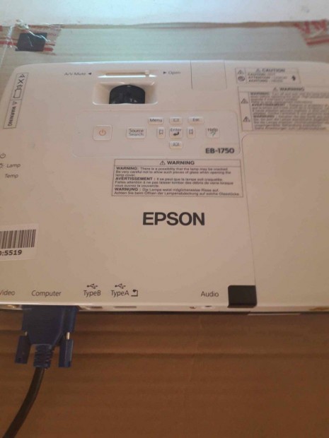 Epson eb 1750 projektor 2600ansi j izz j tv