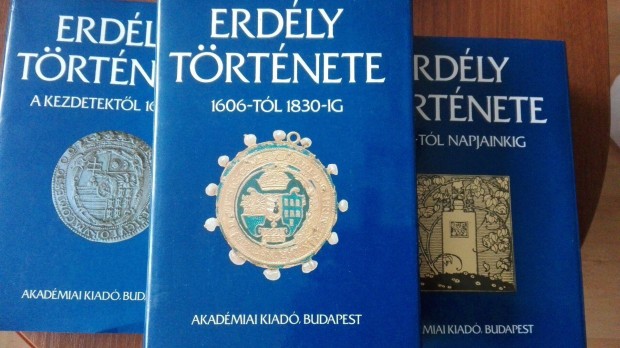 Erdly Trtnete I-II-III. ktet Ritka trtnelmi knyv