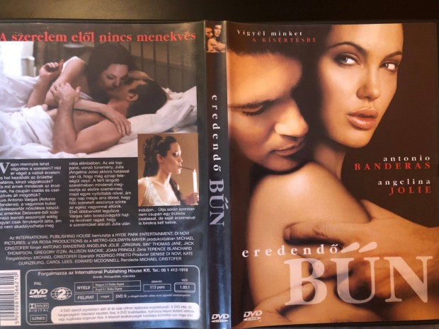 Eredend bn DVD (karcmentes, IPH kiads, Antonio Banderas)