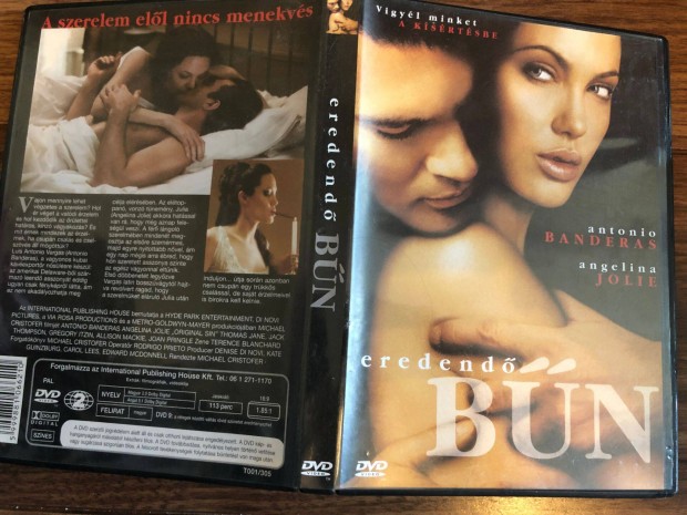 Eredend bn (karcmentes, Antonio Banderas, Angelina Jolie) DVD