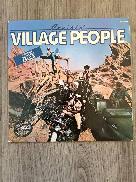Eredeti 1978 Village People Bakelit Lemez Amerikai Nyoms