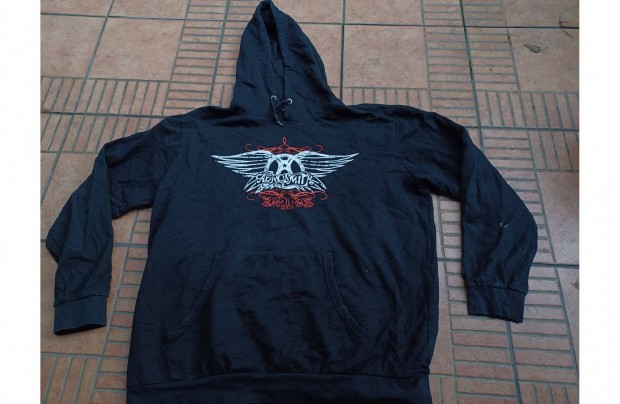 Eredeti Aerosmith Rock kapucnis pulver XL XXL