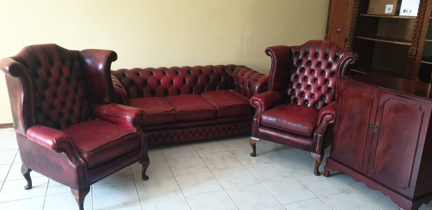 Eredeti Angol  Chesterfield Anne Queen lgarnitra 