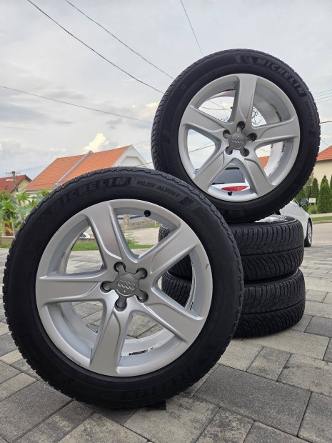 Eredeti Audi Allroad 18" alufelni 225/55 r18 michelin téli gumival!