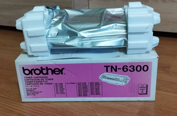 Eredeti Brother TN6300 nagytöltetű festékkazetta fekete