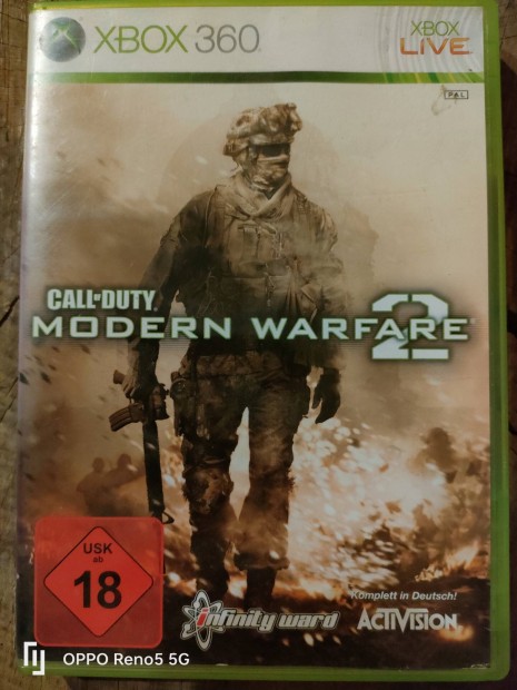 Eredeti Call of Duty Modern Warfare 2 Xbox 360